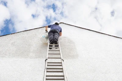 Peinture extérieure à la Pommeraye — façades et ravalement